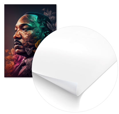 Martin Luther King Portrait - @WpapArtist