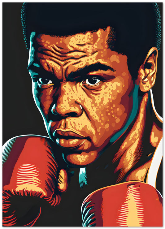 Muhammad Ali Cartoon - @WpapArtist