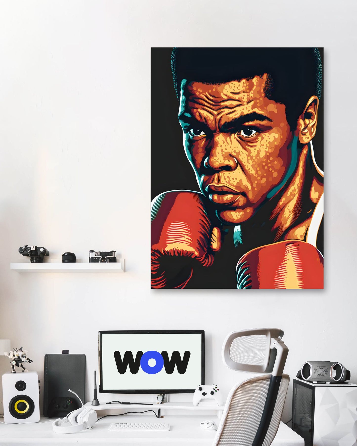 Muhammad Ali Cartoon - @WpapArtist