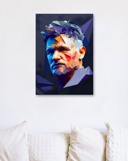 Gordon Ramsay Low Poly - @WpapArtist