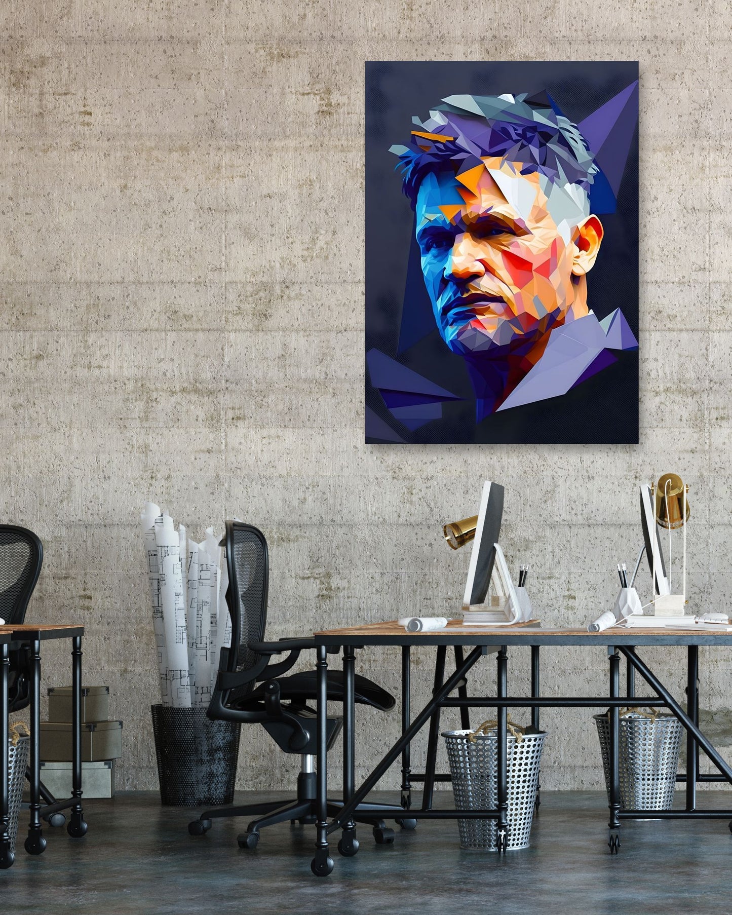 Gordon Ramsay Low Poly - @WpapArtist