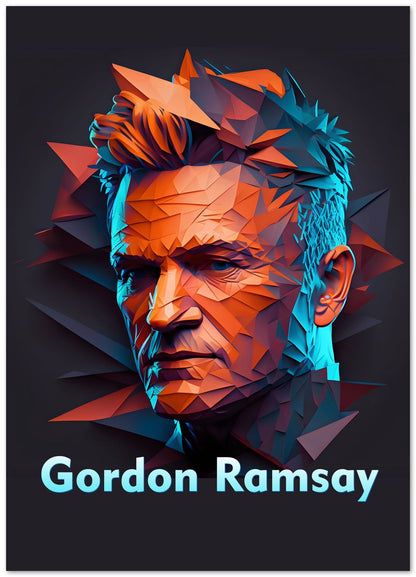 Gordon Ramsay Cartoon Pop Art - @WpapArtist