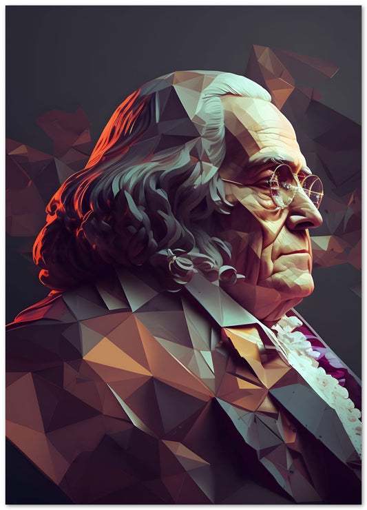 Benjamin Graham Low Poly - @WpapArtist