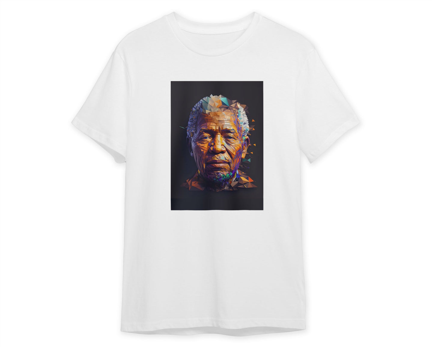 Low poly Nelson Mandela - @WpapArtist