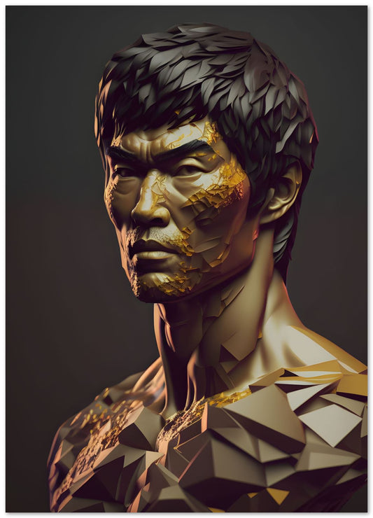 Bruce Lee Low Poly - @WpapArtist