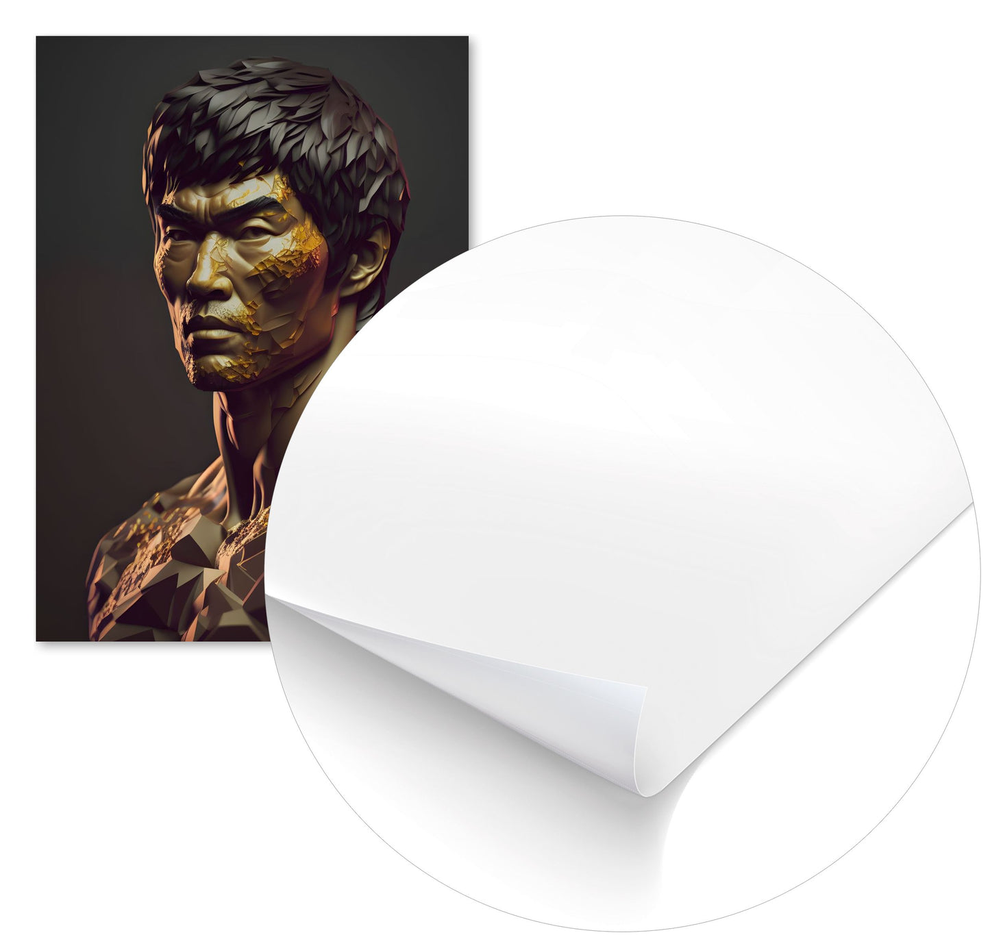 Bruce Lee Low Poly - @WpapArtist