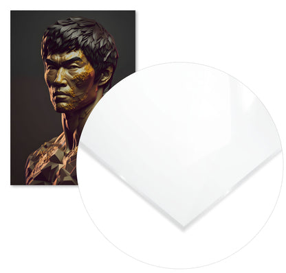 Bruce Lee Low Poly - @WpapArtist