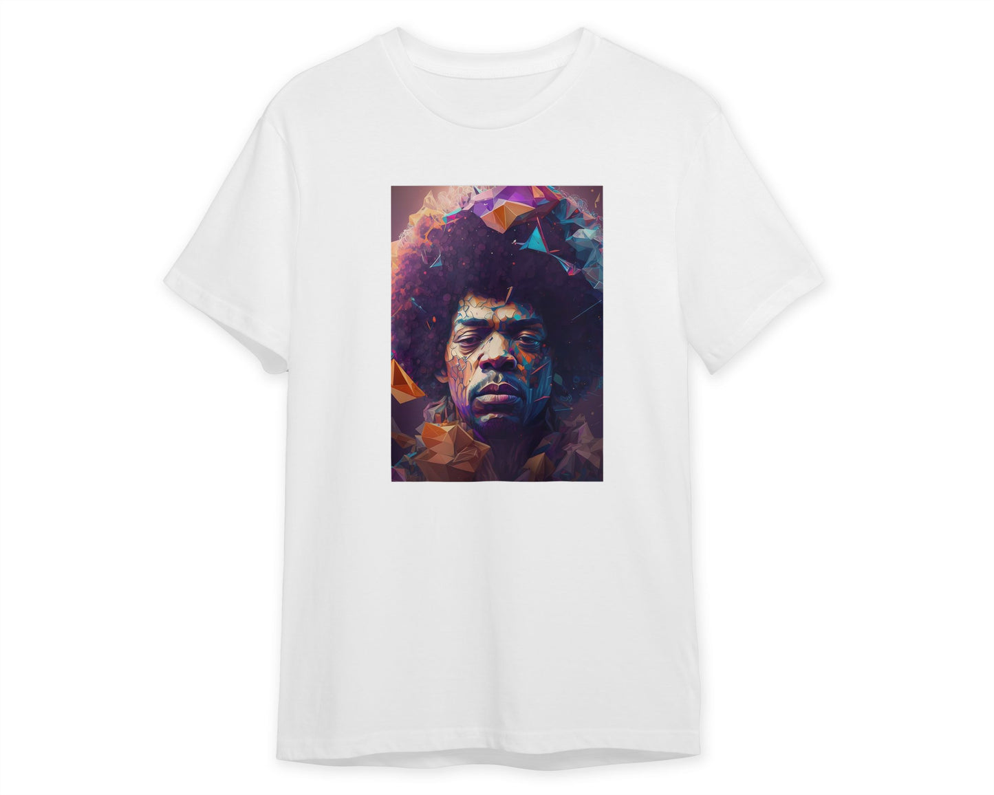 Jimi Hendrix Low poly - @WpapArtist