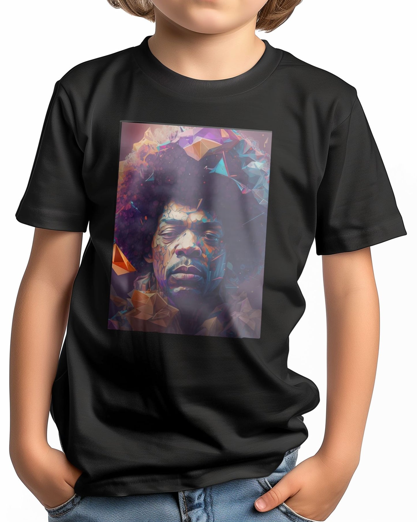 Jimi Hendrix Low poly - @WpapArtist