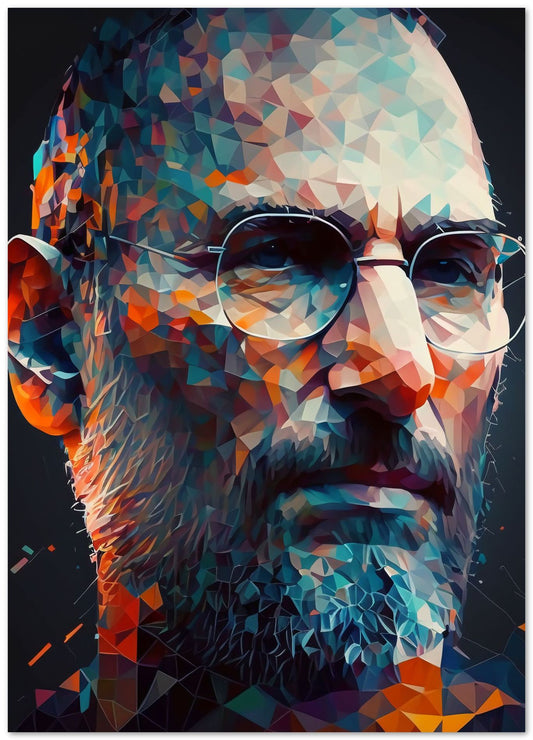 Steve Jobs Low Poly - @WpapArtist