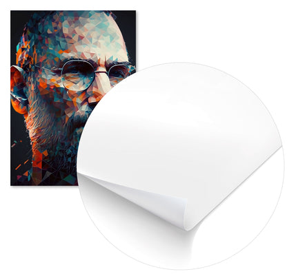 Steve Jobs Low Poly - @WpapArtist