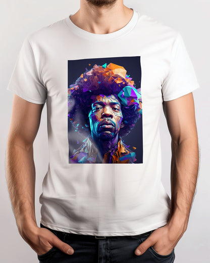 Jimi Hendrix Afro Vivid Color - @WpapArtist