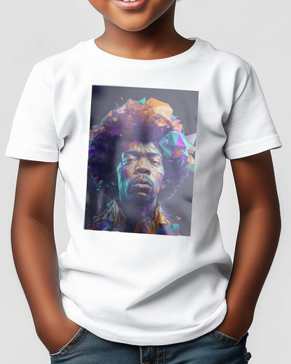 Jimi Hendrix Afro Vivid Color - @WpapArtist