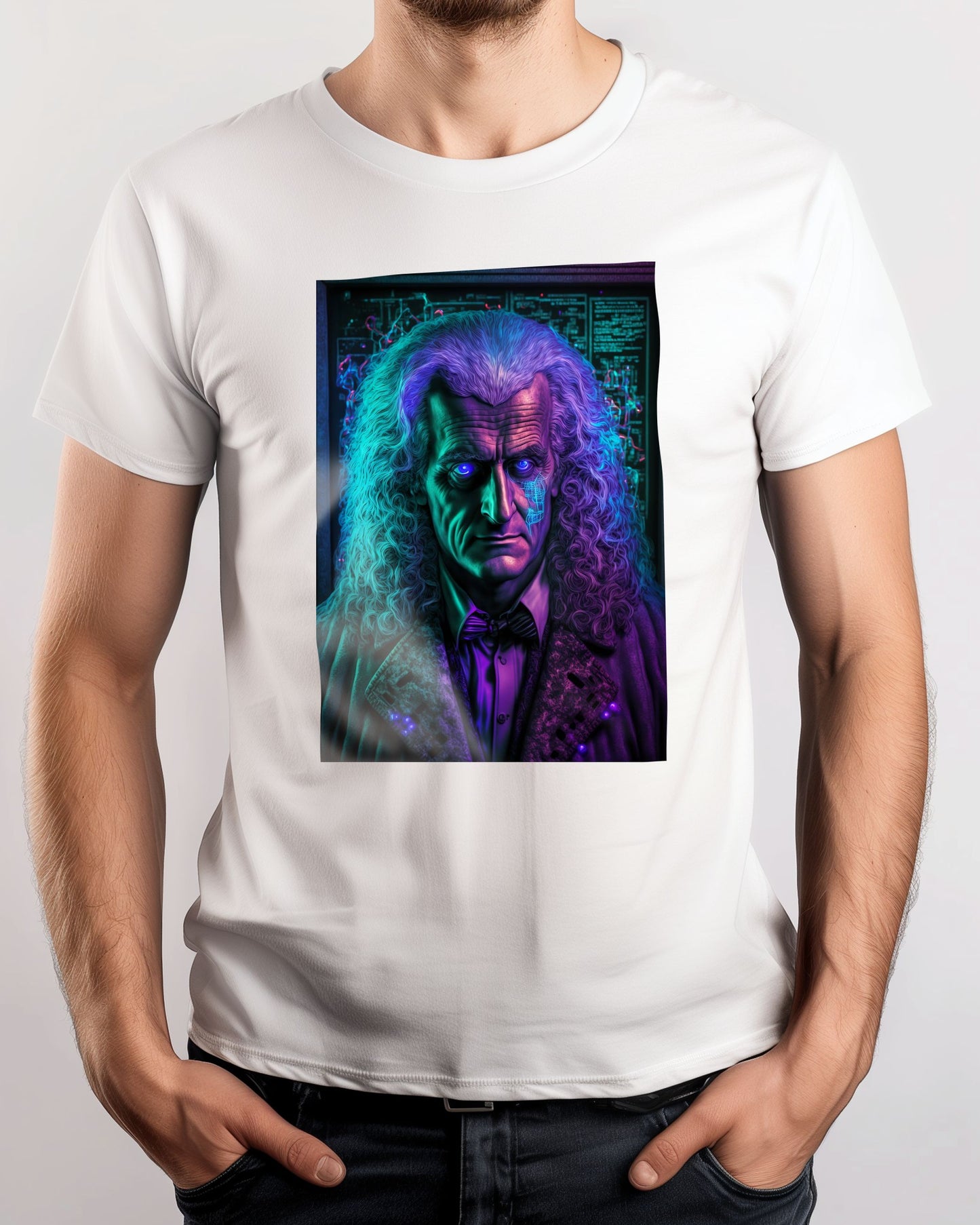 Isaac newton Cyber  - @WpapArtist