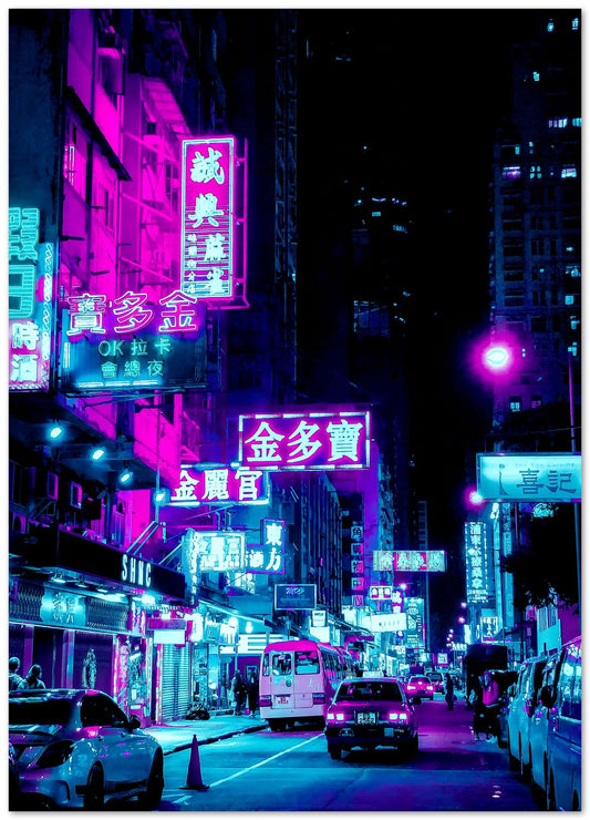 Hongkong Street Synthwave 1 - @JeffNugroho