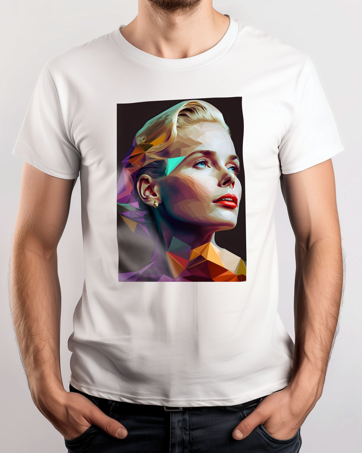 Grace Kelly Low Poly - @WpapArtist