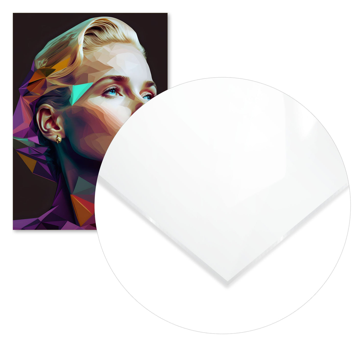 Grace Kelly Low Poly - @WpapArtist