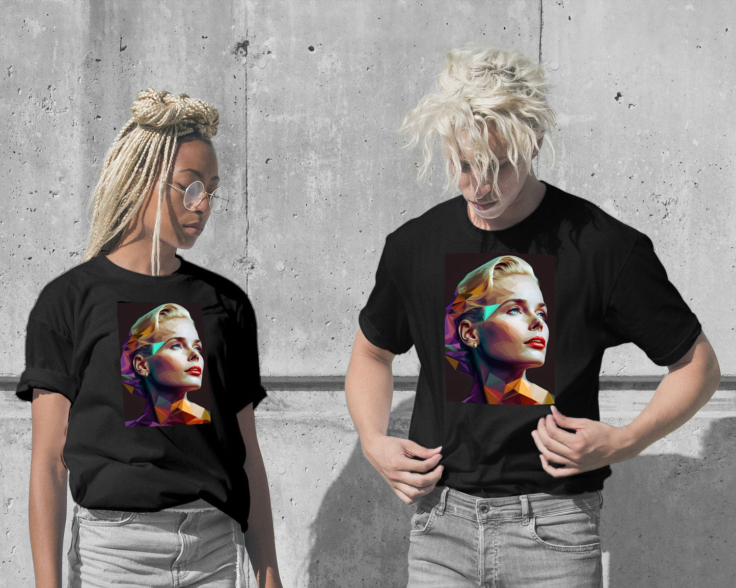 Grace Kelly Low Poly - @WpapArtist