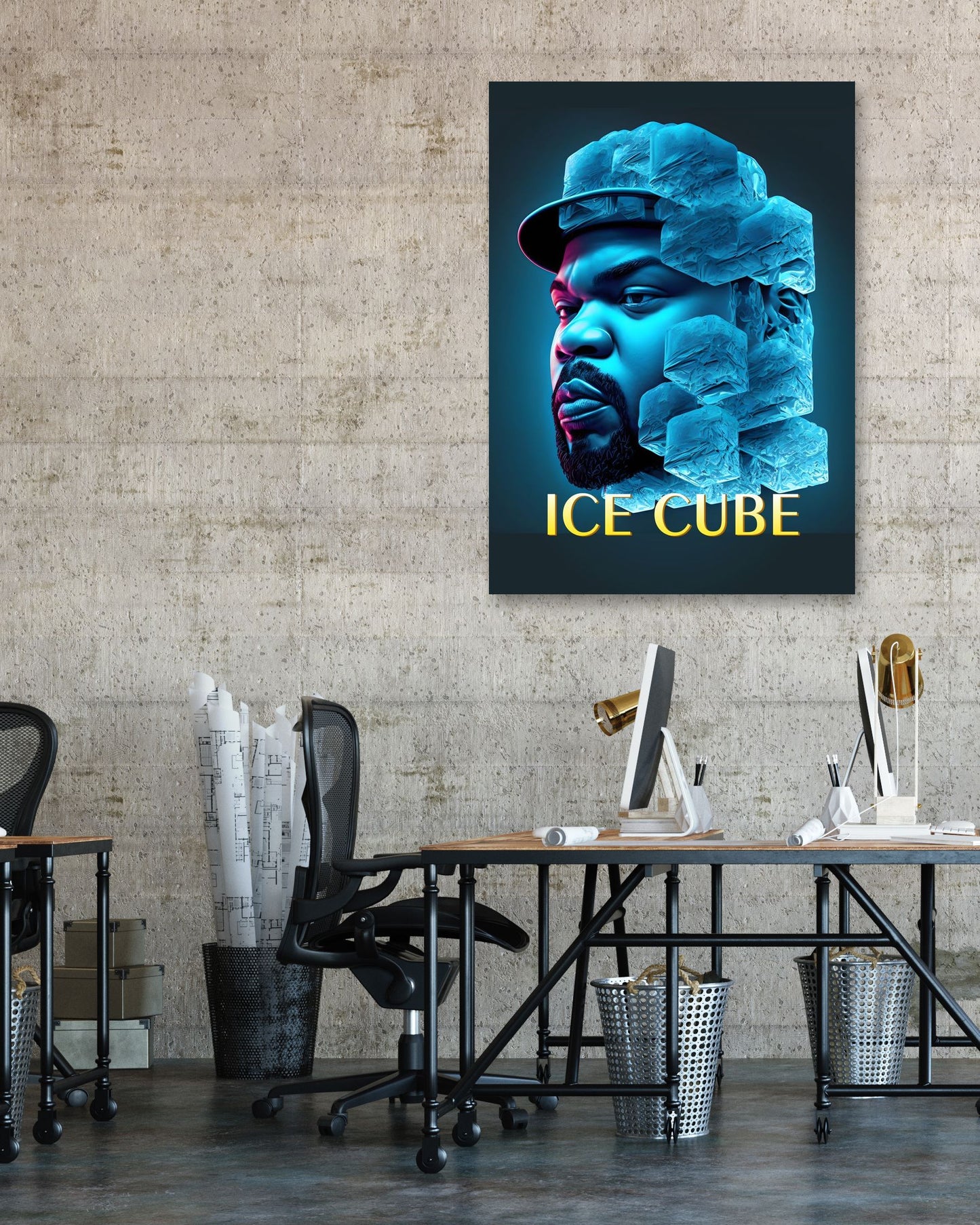 Ice Cube Low Poly - @WpapArtist