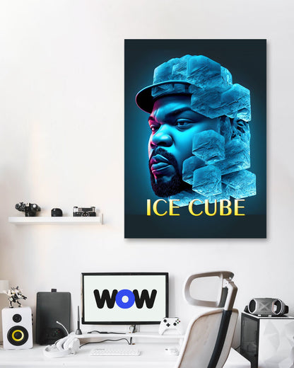 Ice Cube Low Poly - @WpapArtist
