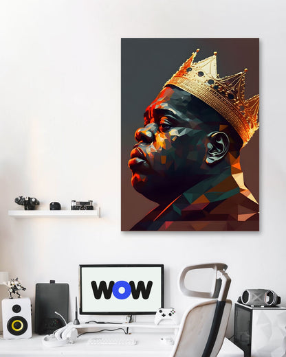 Notorious B.I.G Low Poly - @WpapArtist