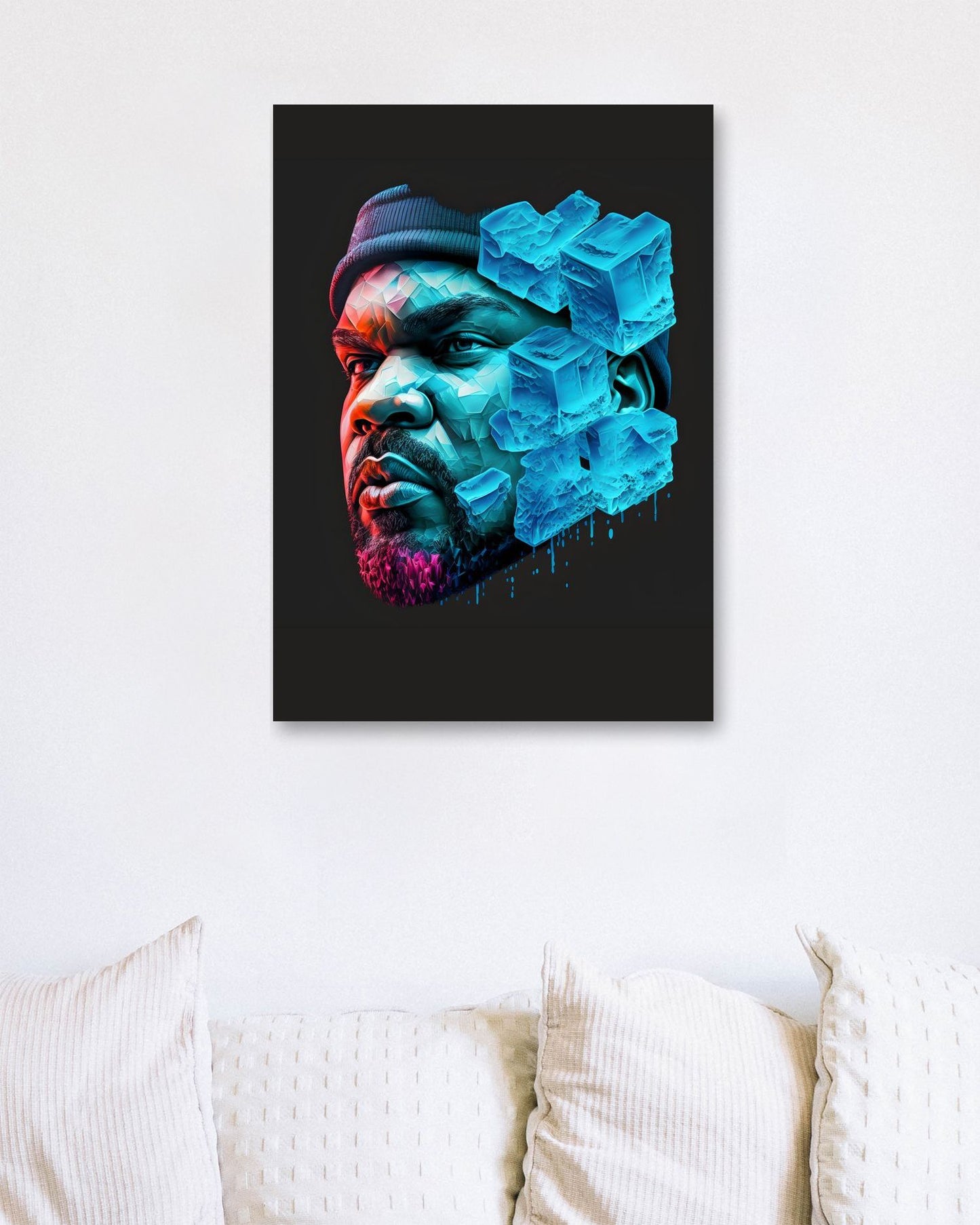 Ice Cube Pop Art Low Poly - @WpapArtist
