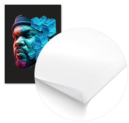 Ice Cube Pop Art Low Poly - @WpapArtist