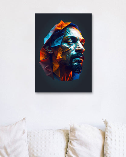 Snoop Dogg Low Poly - @WpapArtist