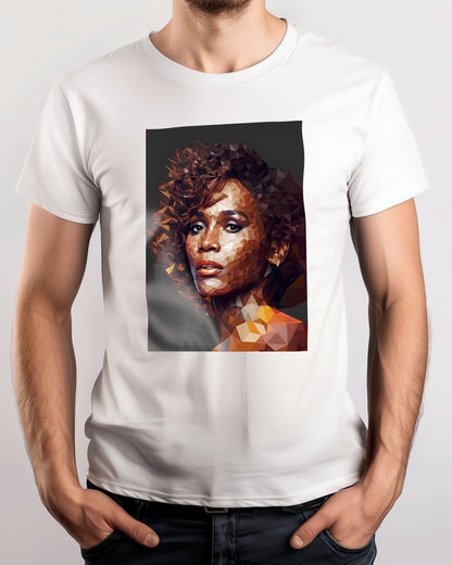 Whitney Houston Low Poly - @WpapArtist