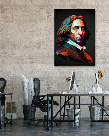 Blaise Pascal Low Poly - @WpapArtist