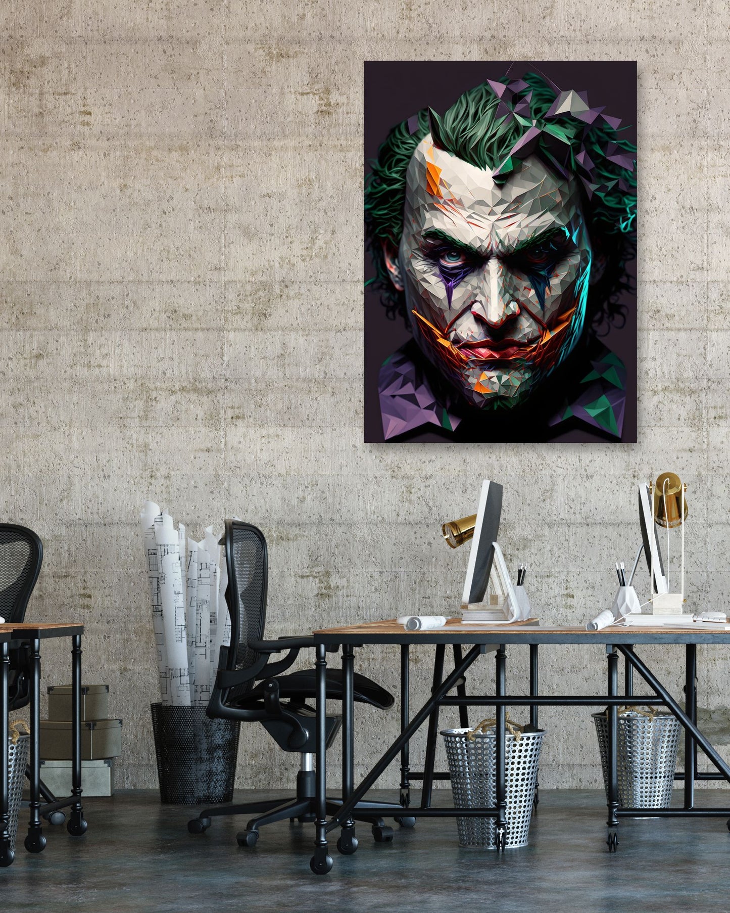 Joker Low Poly - @WpapArtist