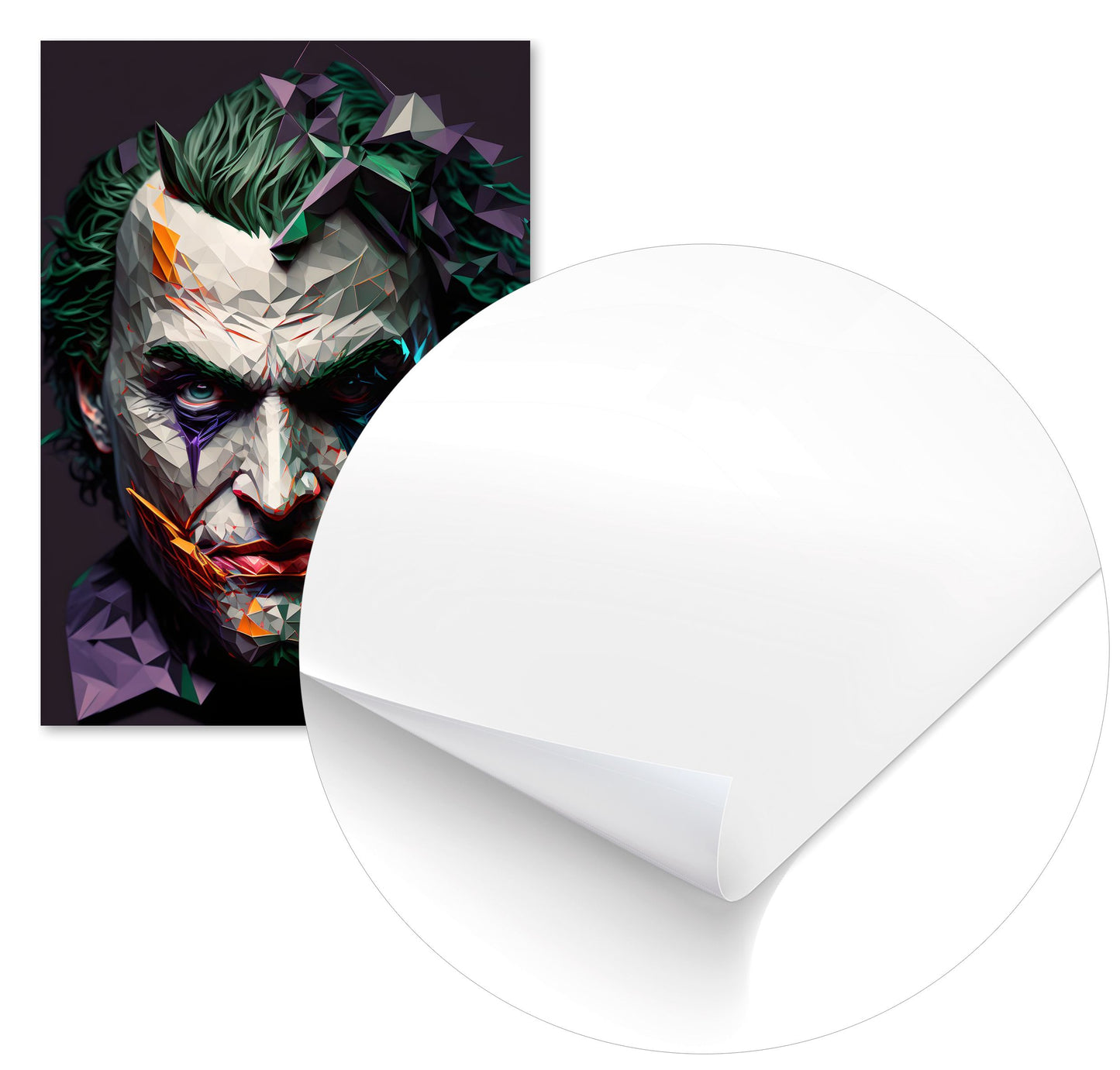 Joker Low Poly - @WpapArtist