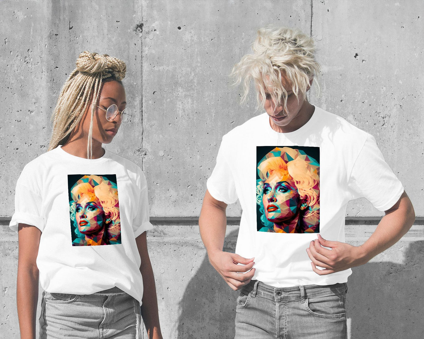 Dolly Parton Low Poly - @WpapArtist