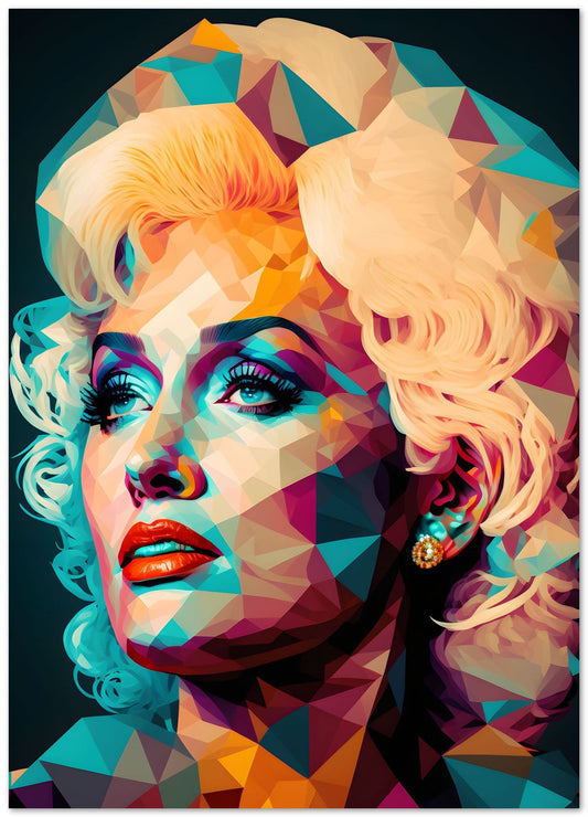 Dolly Parton Low Poly - @WpapArtist