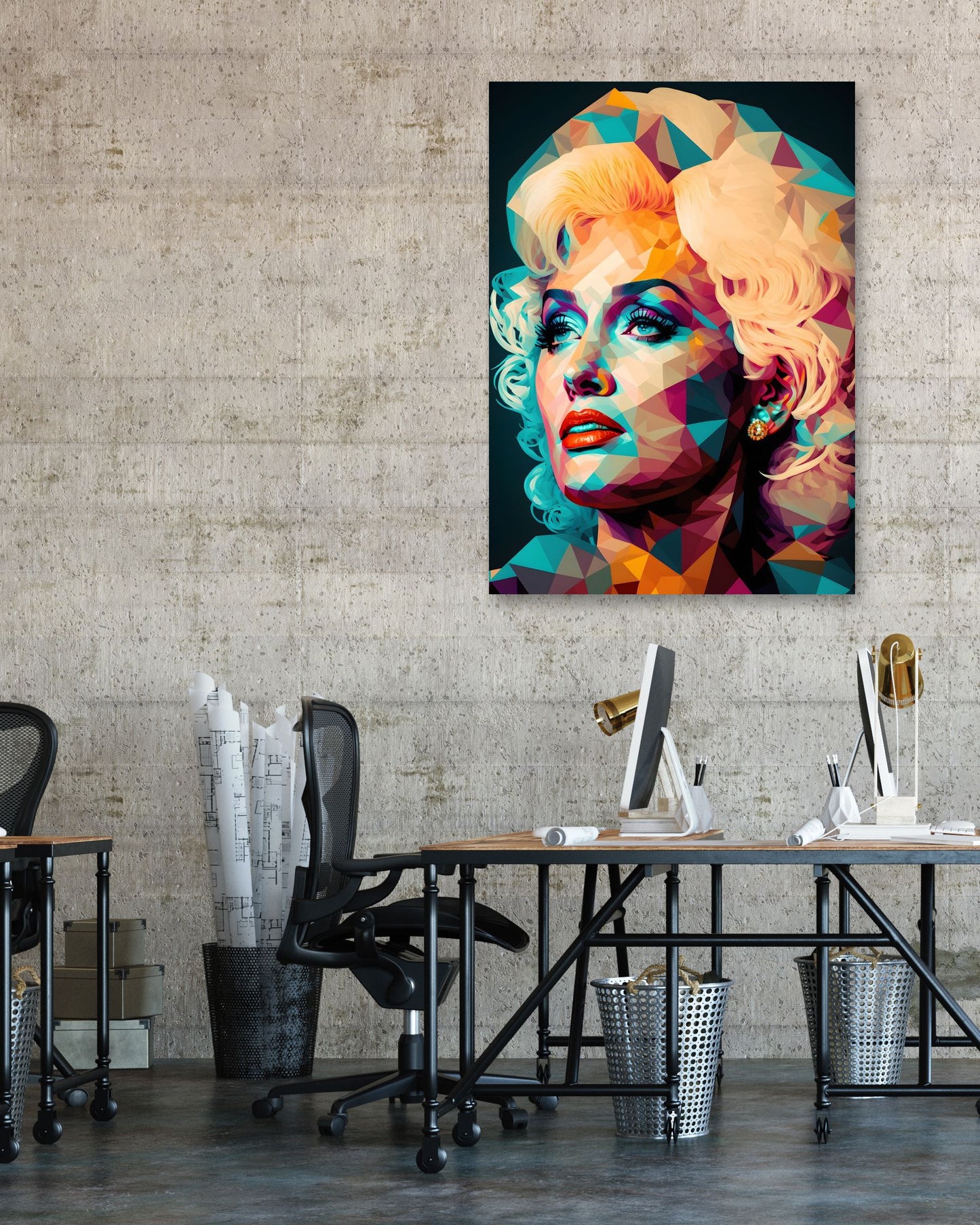 Dolly Parton Low Poly - @WpapArtist