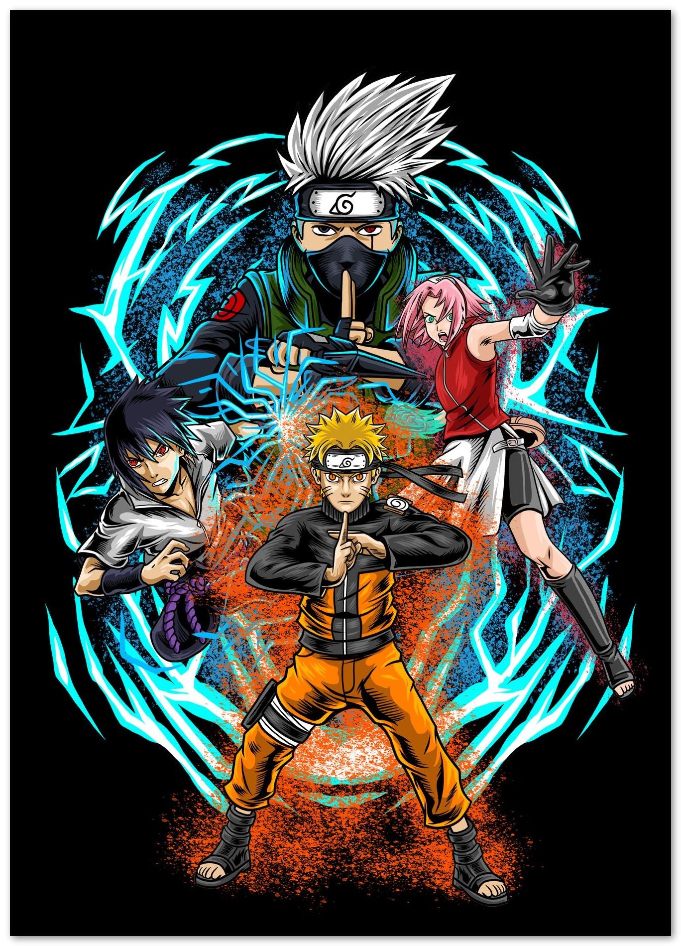 Team 7 Kakashi Konohagakure - @adamkhabibi