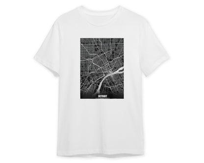 Detroit USA Dark Negative Maps - @ZakeDjelevic