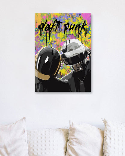 DAFT PUNK PAINTING - @RAMRAMCLUB