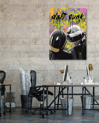 DAFT PUNK PAINTING - @RAMRAMCLUB