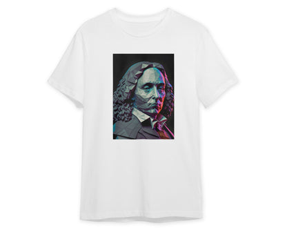 Blaise Pascal Black and White Low Poly - @WpapArtist