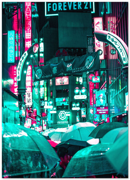 Tokyo Street Rain Synthwave 1 - @JeffNugroho