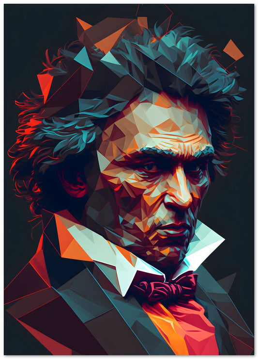 Beethoven Low Poly - @WpapArtist