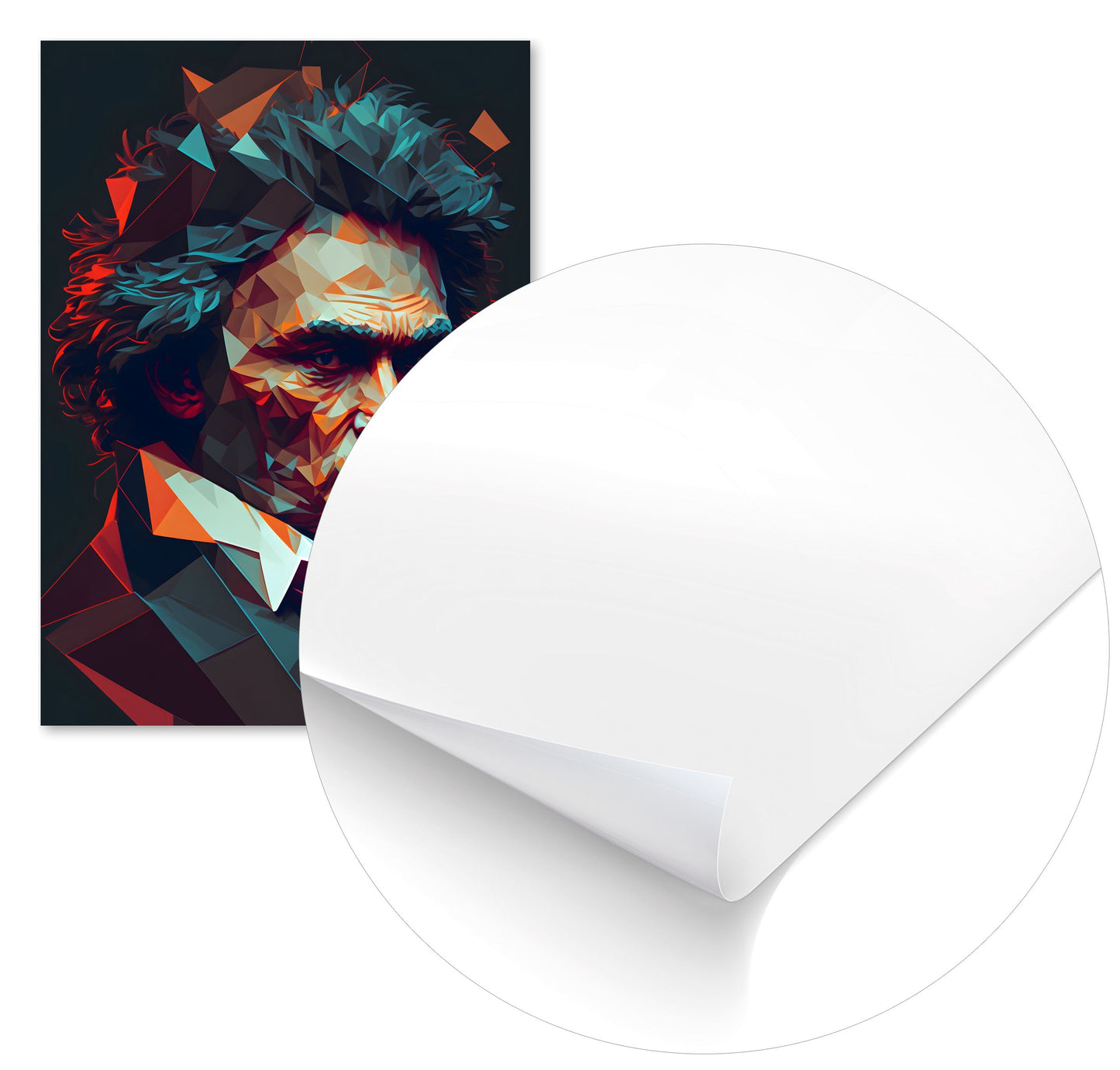 Beethoven Low Poly - @WpapArtist