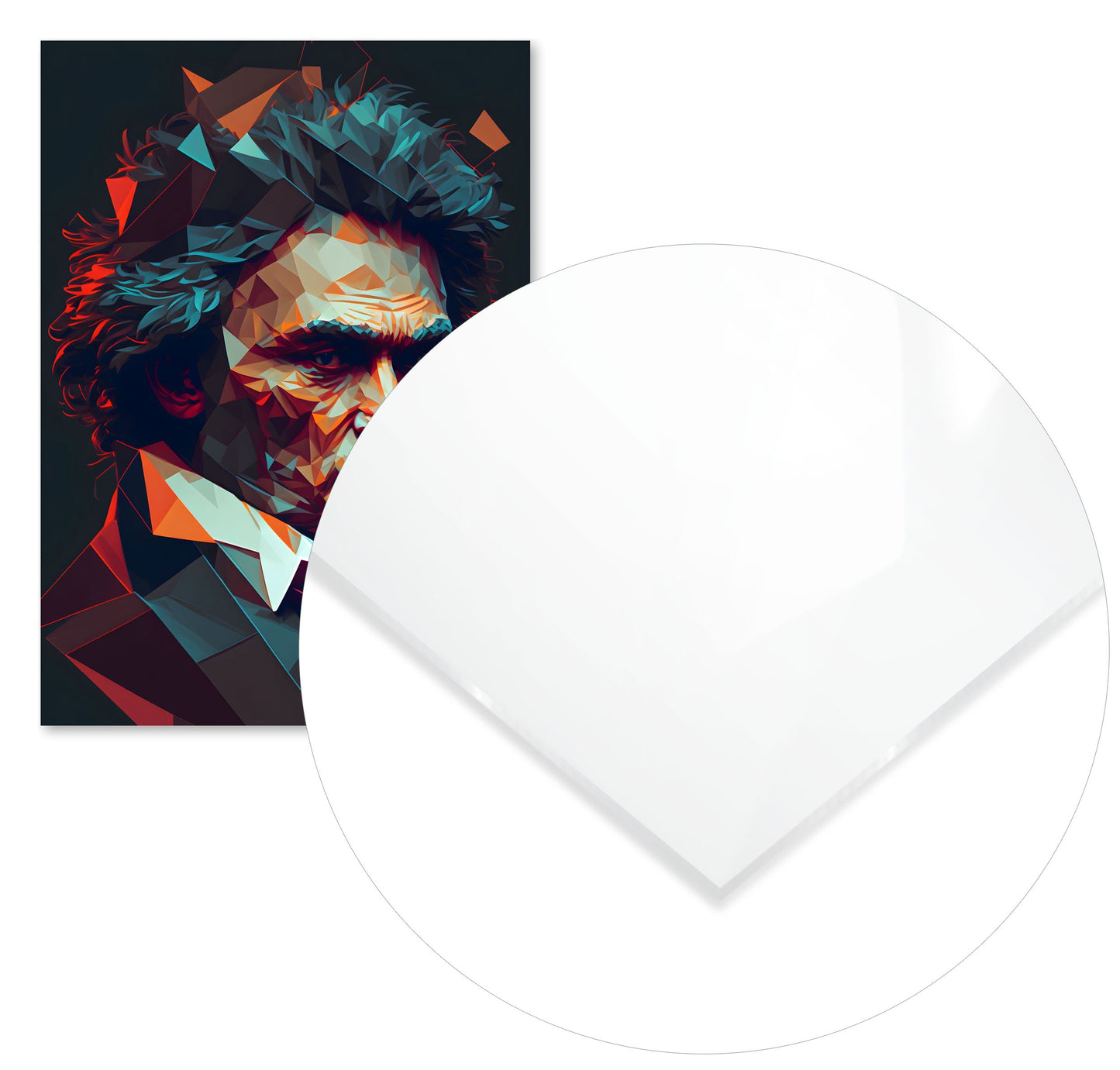 Beethoven Low Poly - @WpapArtist