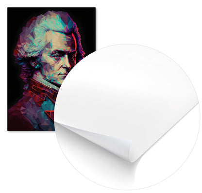 Wolfgang Amadeus Mozart Low Poly - @WpapArtist