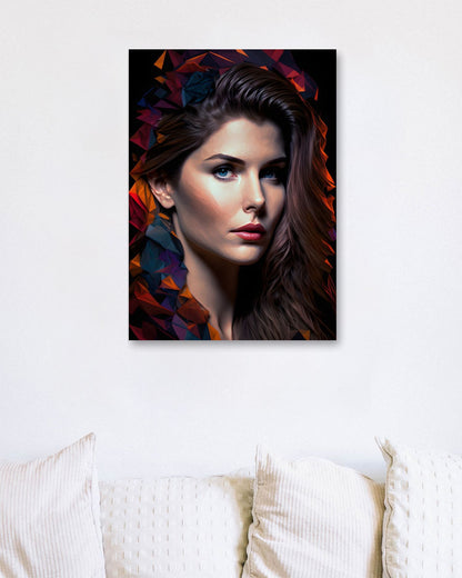 Amanda Cerny Low Poly - @WpapArtist