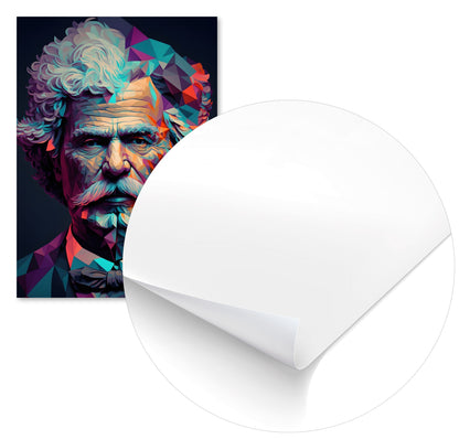 Mark Twain Low Poly - @WpapArtist