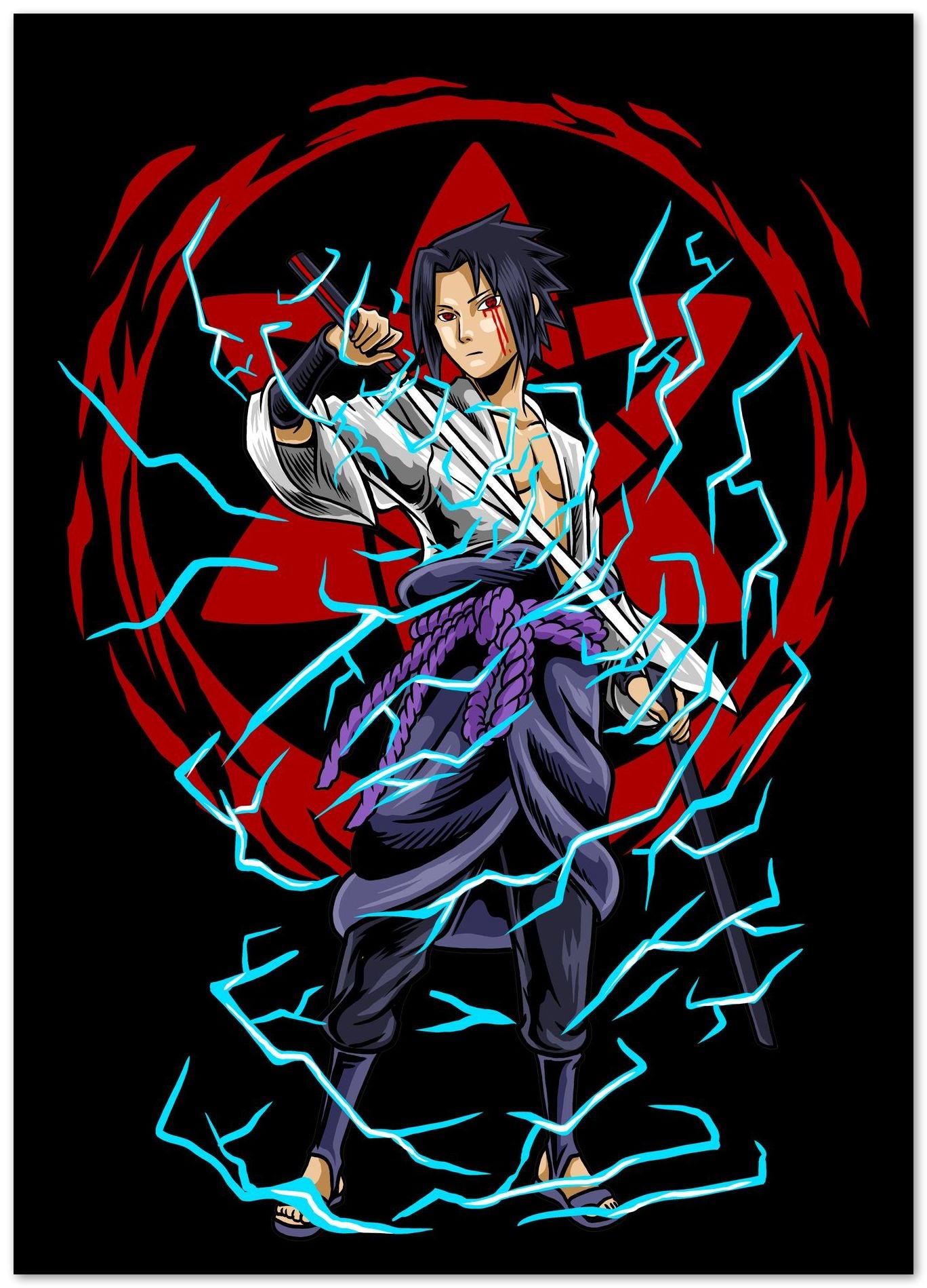 Sasuke Uchiha Naruto Shipudden Anime - @adamkhabibi