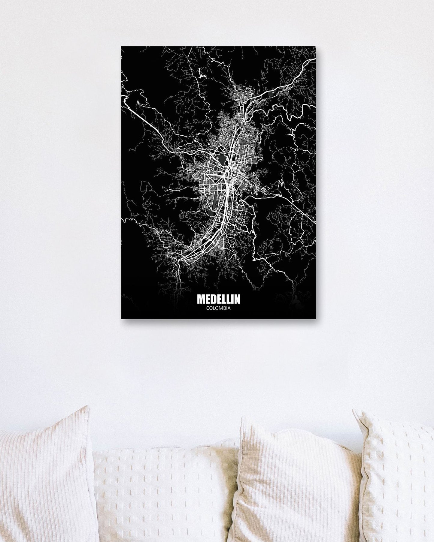 Medellin Colombia Dark Negative Maps - @ZakeDjelevic