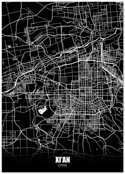 Xi'an China Dark Negative Maps - @ZakeDjelevic